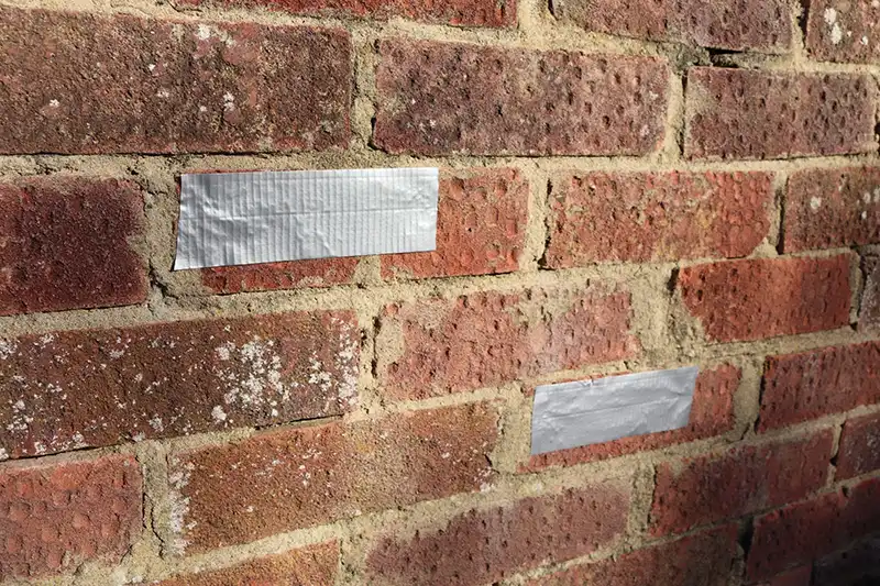 Brick wall with Flexi Armour Shield on it